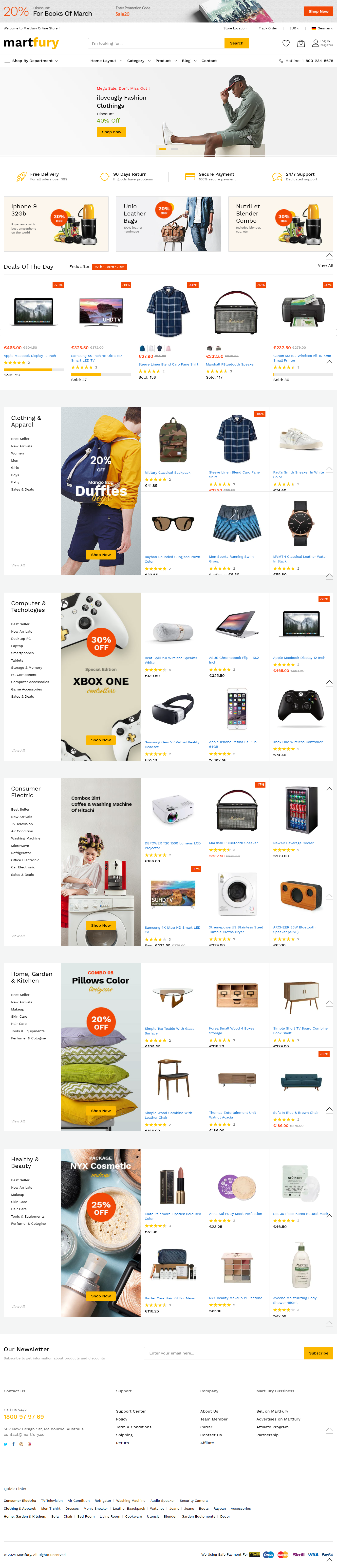 E-Commerce Website Design and Development website