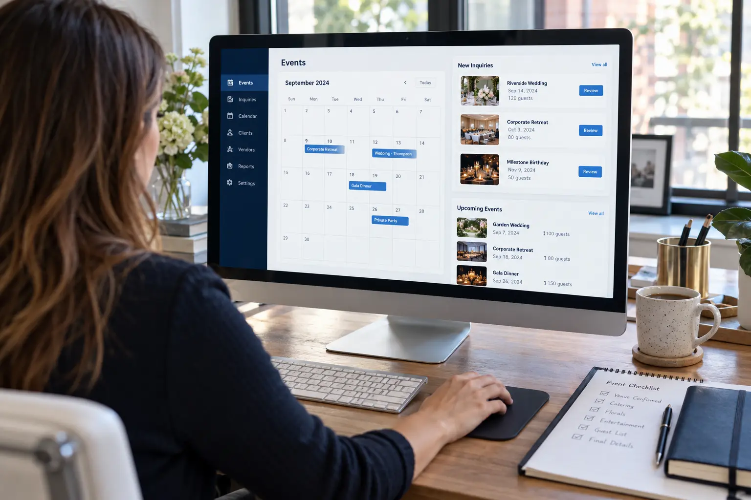 Event Planning Website Development Services