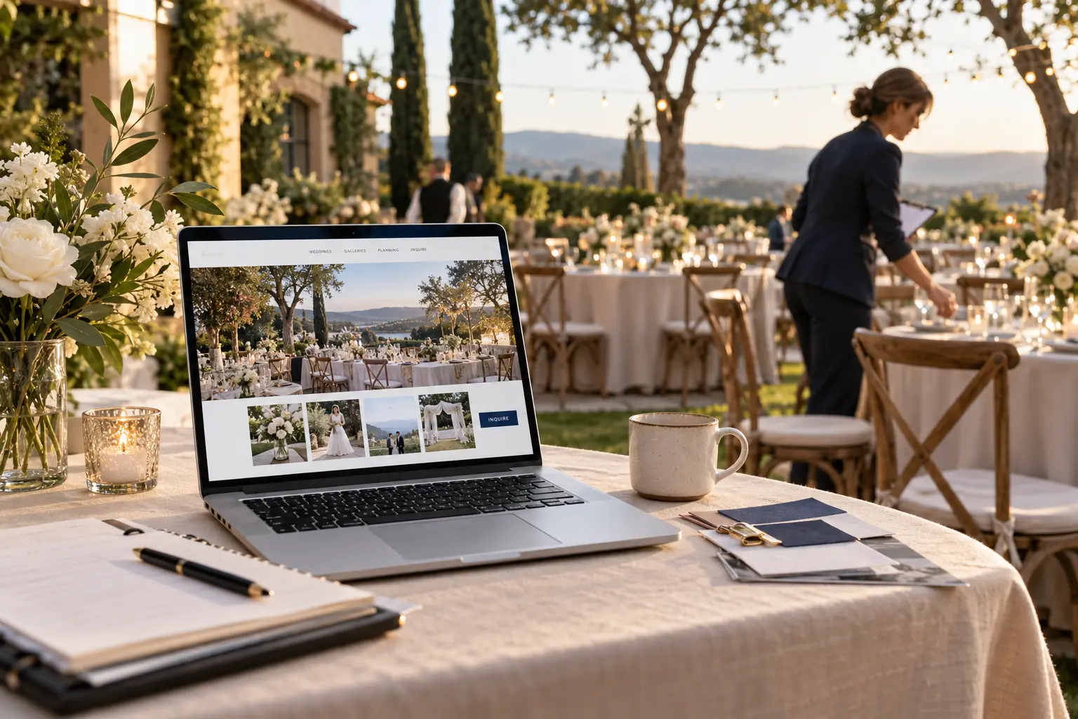 Custom Website Design for Event Planning Businesses