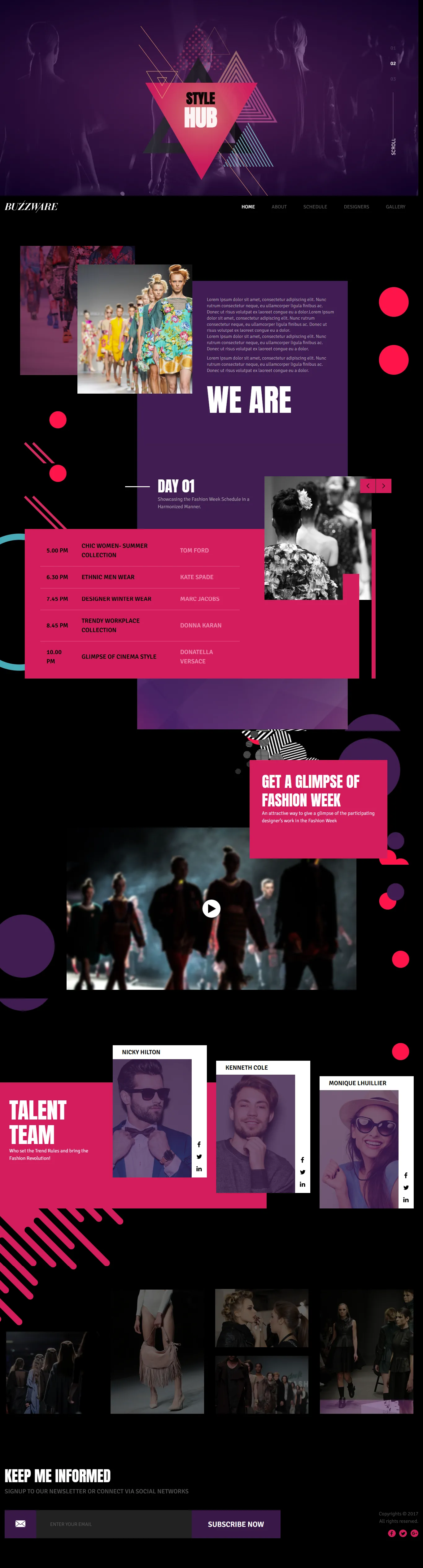 Fashion and Beauty Website Design and Development website