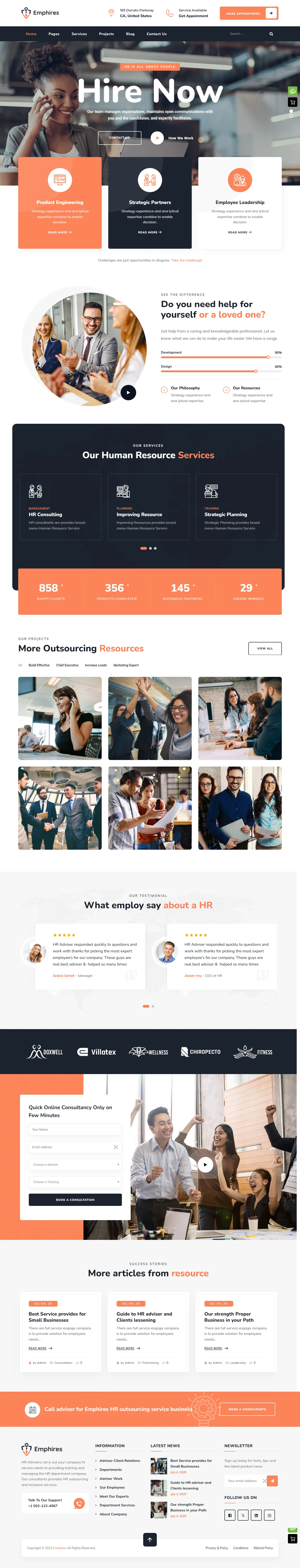 Human Resources Website Design and Development website