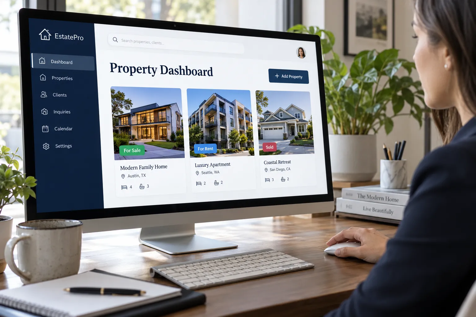 Custom Real Estate Website Design and Development for Property Businesses
