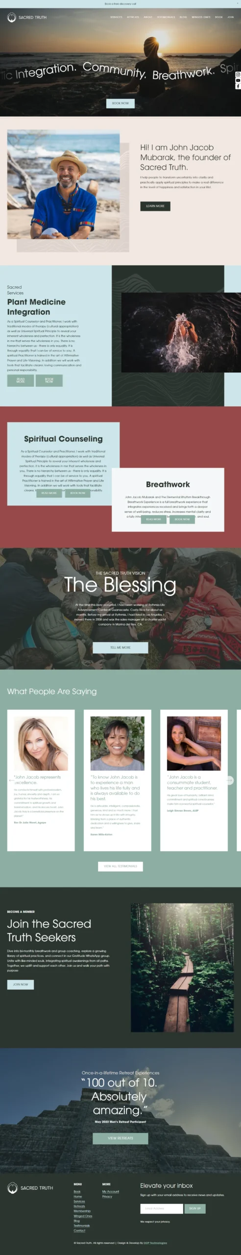 Travel & Tourism Web Design & Development website