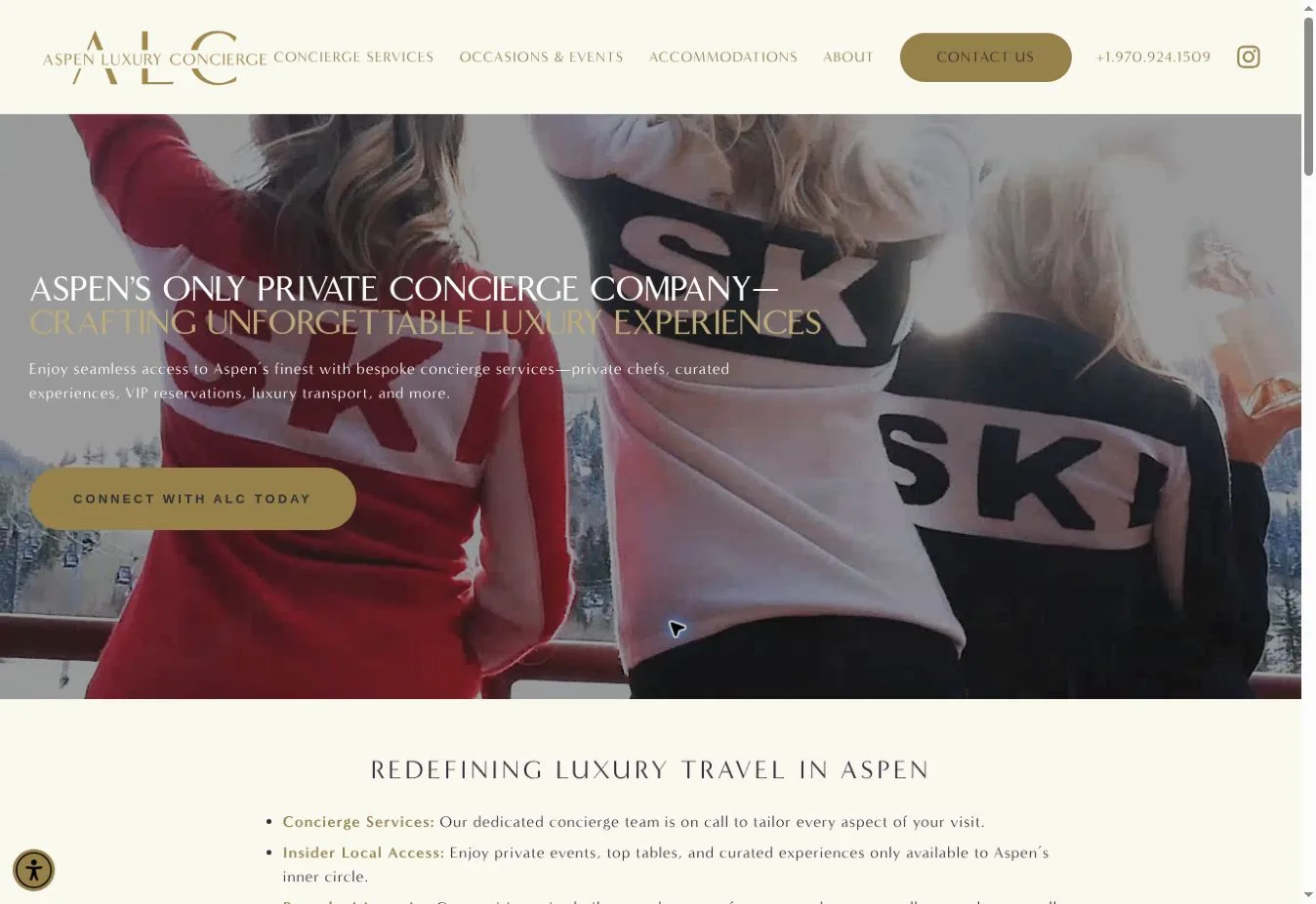 Aspen Luxury Concierge Redefining Luxury Travel in Aspen section with skiers