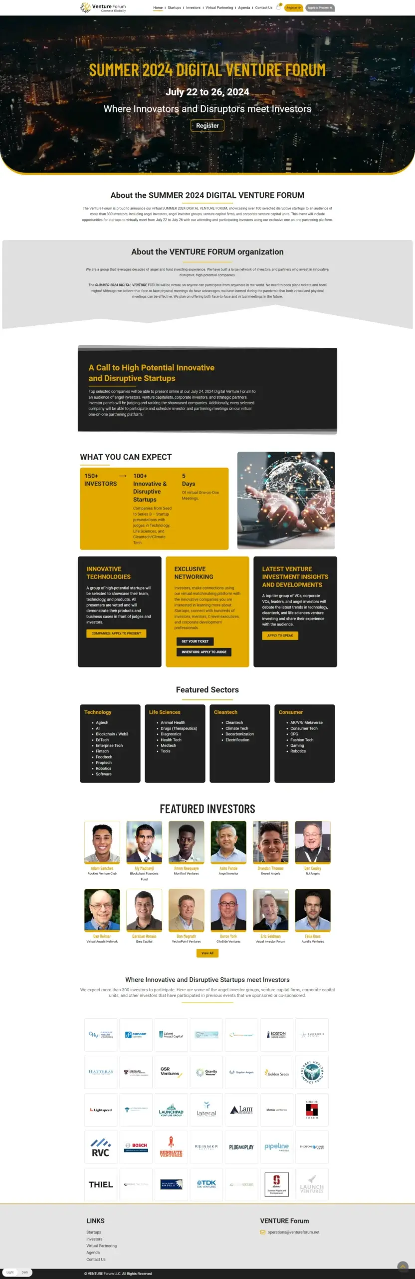 Venture forum