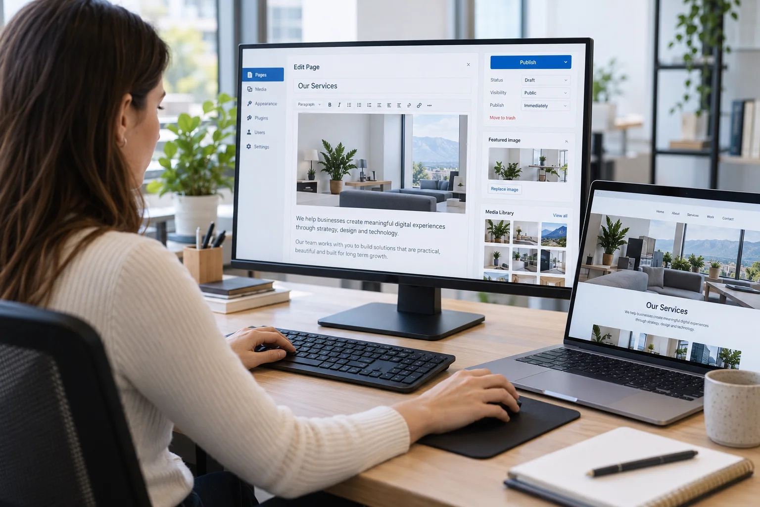 <p>Custom CMS Development Services for Growing Businesses</p>