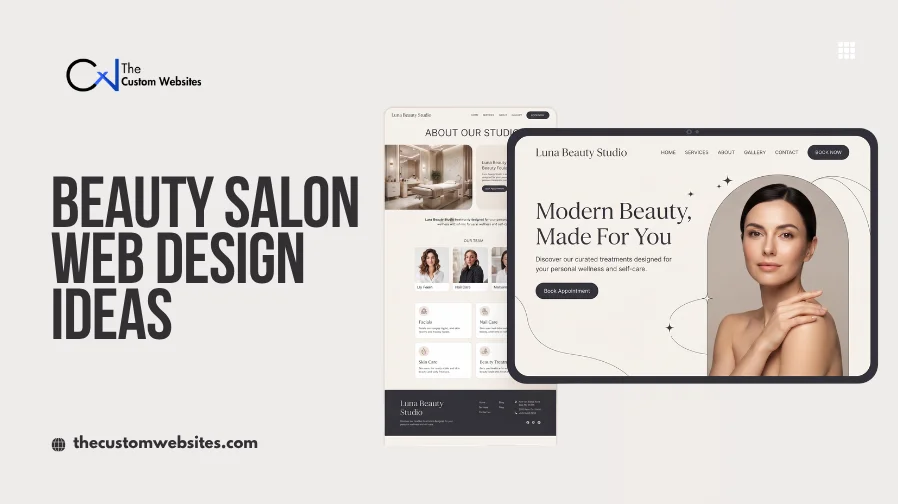 Creative Beauty Salon Website Design Ideas