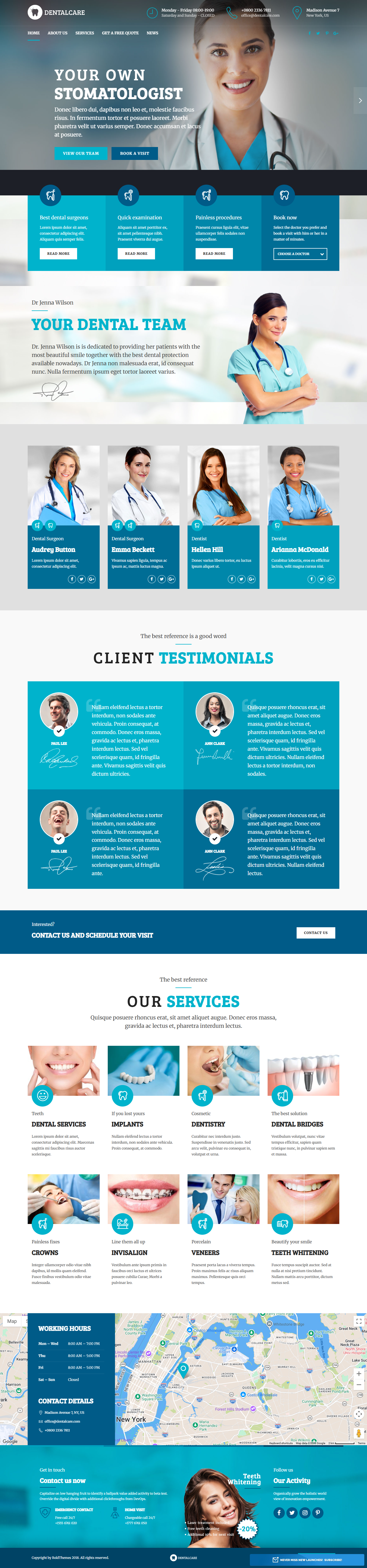Doctor Website Design and Development