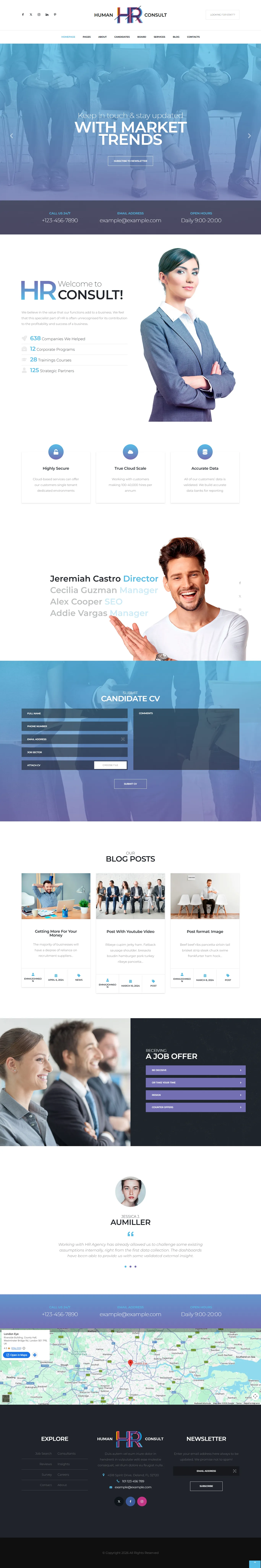 HR Consultancy Website Design and Development