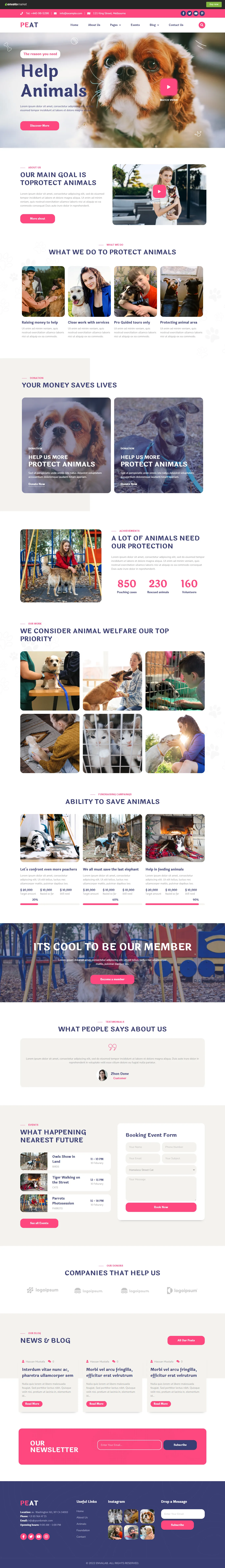 Pet Adoption Website Design and Development