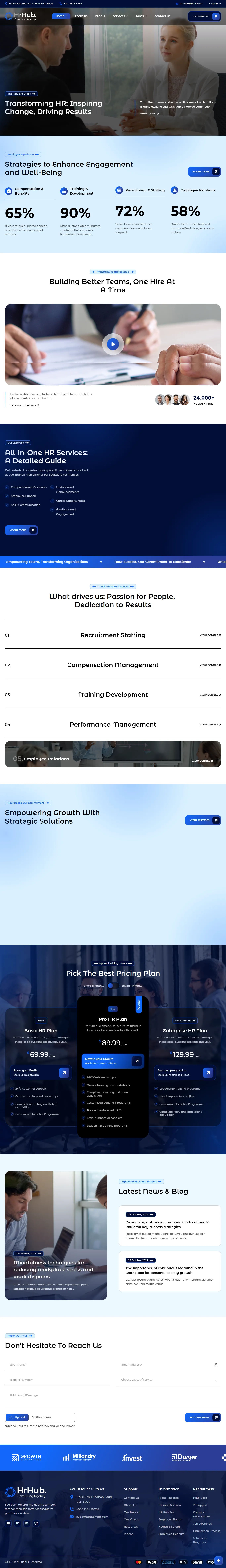 Recruitment Agency Website Design and Development