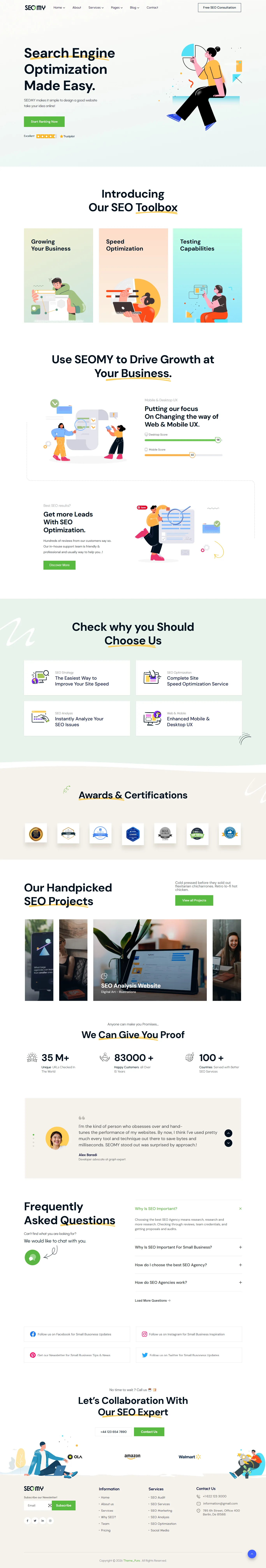SEO Agency Website Design and Development